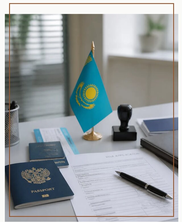 Оформление визы в Казахстан для поездки и работы в Ивантеевке