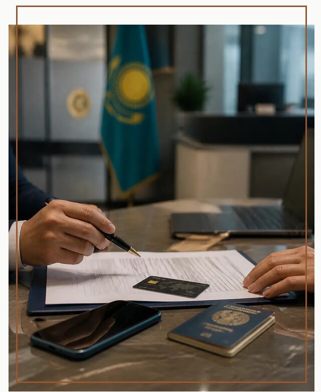 Открытие счета и банковской карты в Казахстане в Ивантеевке
